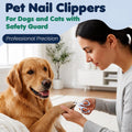 Formit Crafts Ocean Plastic Pet Nail Clippers for Cats and Small Dogs - Professional Stainless Steel Dog Nail Trimmer, H