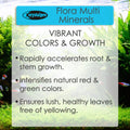 Crystalpro Flora Multi Minerals All-in-One Aquarium Plant Fertilizer - Plant Food for Fast Root & Leaf Growth - Safe for