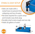 K&H Dog Pool, Portable Pet Bath, Large 42x30in Chill Blue