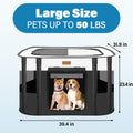 Dog Playpen - Foldable Cat Play Pens for Pubby,Kitten, Rabbit,Portable Pet Tent with Carring Bag for Indoor/Outdoor Trav