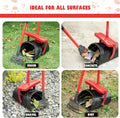 HUZSV Pooper Scooper with 40.16" Long Handle, No-Bending Swivel Waste Bin
