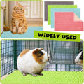Barydat 8 Pcs Guinea Pig Cage Liner, 16 x 12'' Washable Fleece Bedding Mat
