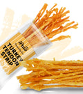 iPaw Turkey Tendons for Dogs, Single Protein, Hypoallergenic, All Natural Human Grade Puppy Chew, Rawhide Alternative Dog Treats, 1 Pack Strip (Large)