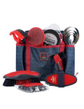 Horse Grooming Kit, 9 Piece Horse Brush Set w/Silicone Handles