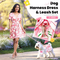 ABRRLO Cute Dog Cat Dress Small Dog Clothes for Girls Female Puppy Outfits