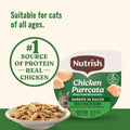 Nutrish Grain Free Wet Cat Food Chicken Purrcata Whole Health Blend with Real Shredded White Meat Chicken in Sauce, 2.8 oz. Cup, Pack of 12 (Rachael Ray)