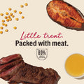 The Honest Kitchen Meaty Littles Dog Treats, Beef & Salmon Recipe, Made with Human Grade Ingredients, High Protein Mini 