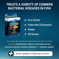Fritz Maracyn - for Saltwater and Freshwater gram-Positive Relief from Bacterial gil, Popeye, More - Easy dose Packets, 
