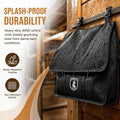 Double Layer Horse Stall Storage Bag,600D Oxford Splash-Proof Barn Organizer for Grooming Brushes Towels