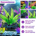 Ameliade Fish Tank Decorations & Aquarium Plastic Plants Accessories Set