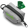Tuff Mutt Dog Poop Bag Holder with Velcro Attachment - Durable Fabric Poop Bag Dispenser for Leashes - Includes Starter Roll for Easy Cleanup