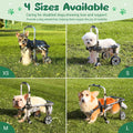 Dog Wheelchair for Back Legs，Adjustable Pets Cart Mobility Aids for Little Pets,Chest & Thigh Support,Suitable Small Med