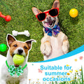 Talltalk 40 Pcs Summer Hawaiian Dog Bow Ties Luau Collar Bows for Dogs Tropical Fruit Puppy Bowties with Plastic Buckle Adjustable Grooming Collar Accessories for Small Medium Cat Pet Holiday Costume