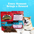 Wild Meadow Farms - Classic Beef Minis, Soft Jerky Training Treats for Dogs, Grain-Free, All-Natural & Perfectly Sized for Training, High-Value Rewards in a Convenient 3.5 Ounce Pouch