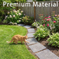 24 Pcs Cat Repellent Outdoor Indoor Mat, Clear Plastic Spiked Deterrent, 16 x 13 Inch, for Household Surfaces Garden and