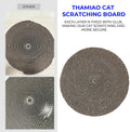 Round Cat Scratcher Refill - 10 Inch Diameter, 7/8 Inch Thickness - Cardboard Cat Scratcher Scratching Board Replacement Pads (2pcs) for Indoor Cats