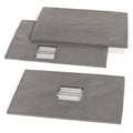 Prevue Pet Products Ferret Cage Plush Fitted Grille Cover Set - Washable Polyester Cage Cover, Prevue Ferret Enclosure Accessories, Plush & Soft Animal Cage Liner - Gray