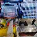 Aquarium Fish Tank Bottom Isolation 8 Pcs, Plastic Egg Crate
