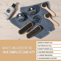 Rhino Wax - Complete Saddle Soap and Horse Tack Kit -Includes: SaddleSoap - Leather Conditioner - Oil - Brushes - Cloths