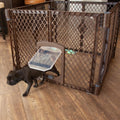 MyPet North States Petyard Passage: 4-Panel Folding Dog Playpen Indoor or Outdoor. 7 sq. ft. Puppy Playpen, Lockable Pet