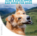 VetWELL EarWELL Dog Ear Wipes - Otic Cleaning Wipes - 100ct