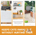 OCEANPAX Clear Scat Mat for Cats, 10 Pack 16" x 13" Cat Deterrent Mats with 1" Spikes and 50 Stickers, Cuttable Indoor Outdoor Pet Training Barrier for Sofa, Countertop, Windowsill and Garden