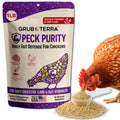 PeckPurity Natural Chicken Herbal Supplement Dewormer – Daily Gut Support with Diatomaceous Earth & Yucca Extract – for Hens, Chicks & Wild Birds – Plant-Based Digestive Health Blend – USA (1 LB)