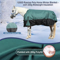 1200D Horse Blanket, 200g Medium Weight Waterproof Winter Turnout