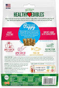 Nylabone Healthy Edibles Natural Puppy Chews Long Lasting Treats for Puppies, Lamb & Apple Flavor, Small/Regular (12 Count)