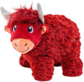 KONG Toughz Highland Cow Plush Dog Toy, Medium, Durable for Active Play