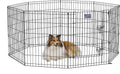 MidWest 30-Inch Exercise Pen, Single Door, 16 Sq Ft Play Area