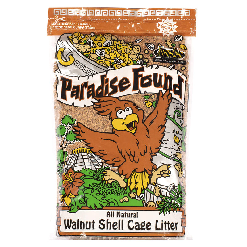 Paradise Found All Natural Walnut Shell Cage Litter (10lb)