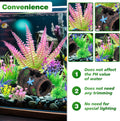 Ameliade 11 Aquarium Plants & Fish Tank Broken Barrel Cave Decorations Set