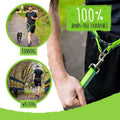 Mighty Paw Hands Free Dog Leash | Bungee Waist Leash for Dog Walking. Pet Running Hands Free Tether for Large, Medium & Small Breeds. Pet Waist Belt (36" - 48") Up to 150 lbs - Green