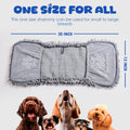 Dog Towel for Drying Dogs, Absorbent Microfiber Bath Towel, Hand Pockets