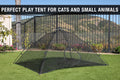 Outback Jack Cat Tent Large for Outdoor or Indoor Enclosures - Portable Playhouse Play Tents for Outside or Inside Cats & Small Animals, Kitten House Happy Habitat