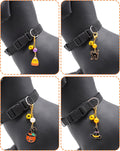 PET SHOW 6 Pack Holiday Dog Collar Charms Bells for Small Dogs Clip-on