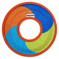 EXPAWLORER Flying Disc Dog Toy, Durable Outdoor Interactive Fetch Flyer, Lightweight Water-Floating Pet Toys, Safe Gentle on Teeth for Medium Large Breeds, Perfect for Beach Pool Play & Training