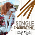 Nature Gnaws Extra Thin Bully Sticks 5-6" Rawhide Free Dog Chew, 25 Count