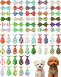 PET SHOW 60 Pack Christmas Small Dog Bowties and Ties Bulk