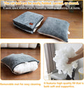 Cat Bed for Indoor Cats，Foldable cat cave，Anti-Slip & Water-Resistant Bottom，cat Houses for Indoor Cats or Small Dogs, K