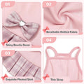 Pet Dog Dress for Small Dogs Girl, Pet Clothes with Bowtie