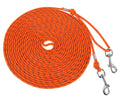 Reflective Cat Leash -50FT Cat Cable Out Escape Proof Walking Leads Yard Long Durable Safe Personalized Extender Leash Traning Play Outdoor for Puppies/Kittens/Rabbits/Small Animals