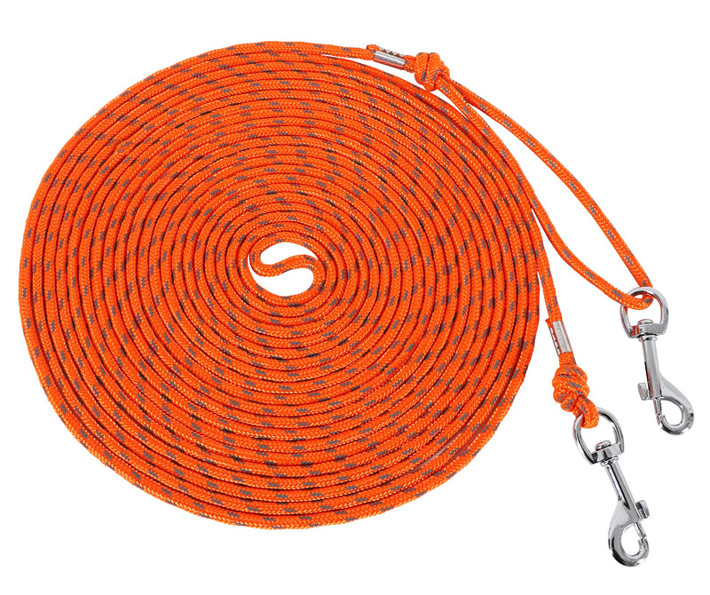 Reflective Cat Leash -50FT Cat Cable Out Escape Proof Walking Leads Yard Long Durable Safe Personalized Extender Leash Traning Play Outdoor for Puppies/Kittens/Rabbits/Small Animals