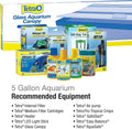 Tetra 5.5 Gallon Glass Aquarium, Rectangular Fish Tank