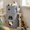 Bedsure 3-Level Cat Tree for Indoor Cats with Scratching Post