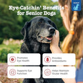 Zesty Paws Eye Supplement for Dogs - Vision Support with Antioxidants & Omega 3 Fatty Acids - 90 Chews
