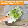 Neater Pet Brands Neater Scooper Standard Cat Litter Scoop, 60 Refill Bags – Mess-Free Cat Litter Scooper with Bag, Spil