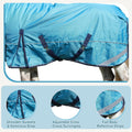 LEAFOREST 1680D Turnout Winter Horse Blanket Heavy Weight 300g Fill Cold