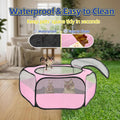Small Animal Playpen with Mesh Cover & Waterproof Bottom Cat Tent Chicken Brooder Rabbit Guinea Pig Cage Playpen for Sma